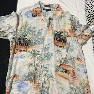 Tommy Hilfiger Vintage Polo Button Up Hawaiian Island